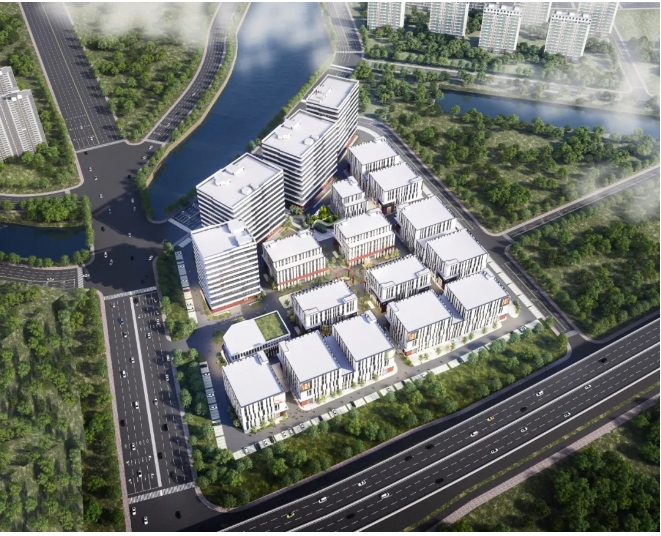 浦仪公路旁，，，，，，竖起工业新地标